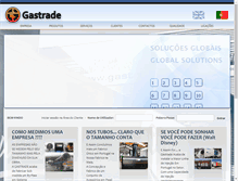 Tablet Screenshot of gastrade.pt